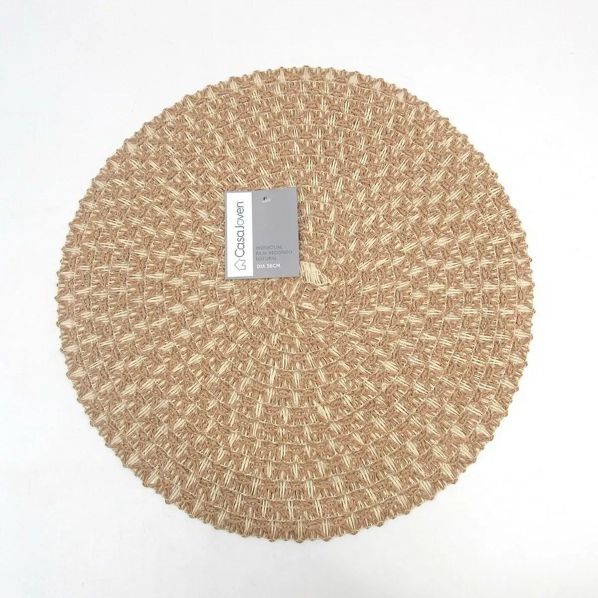 CASA JOVEN - Individual Paja Redondo Natural 38Cm