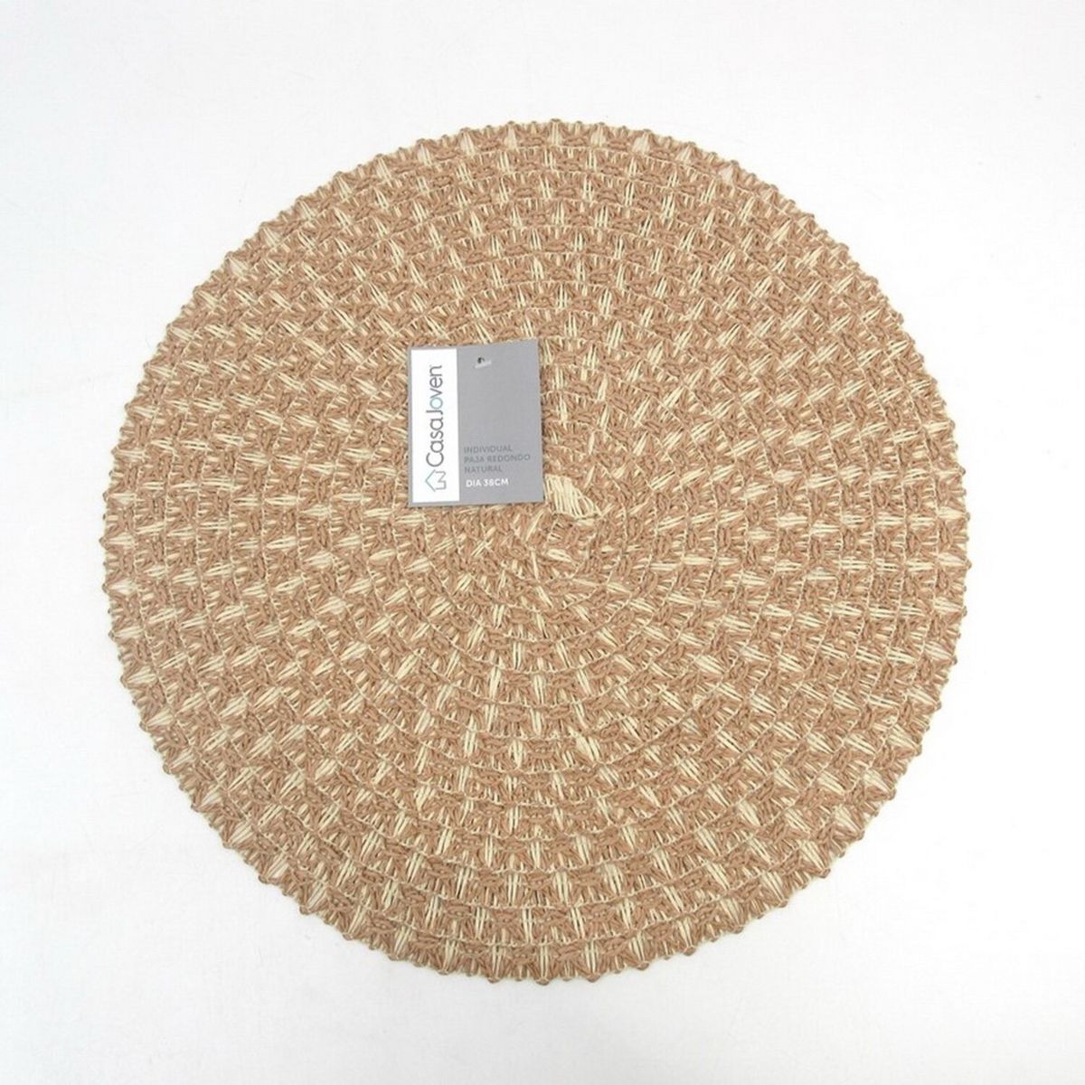 CASA JOVEN - Individual Paja Redondo Natural 38Cm