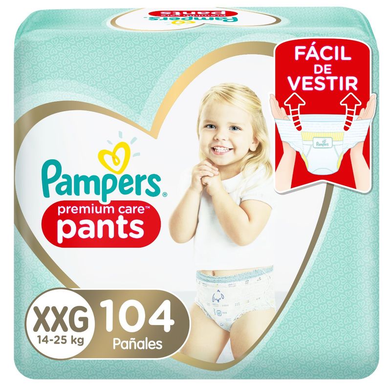 PAMPERS - Pañales Pants Pampers Premium Care XXG 104 Un