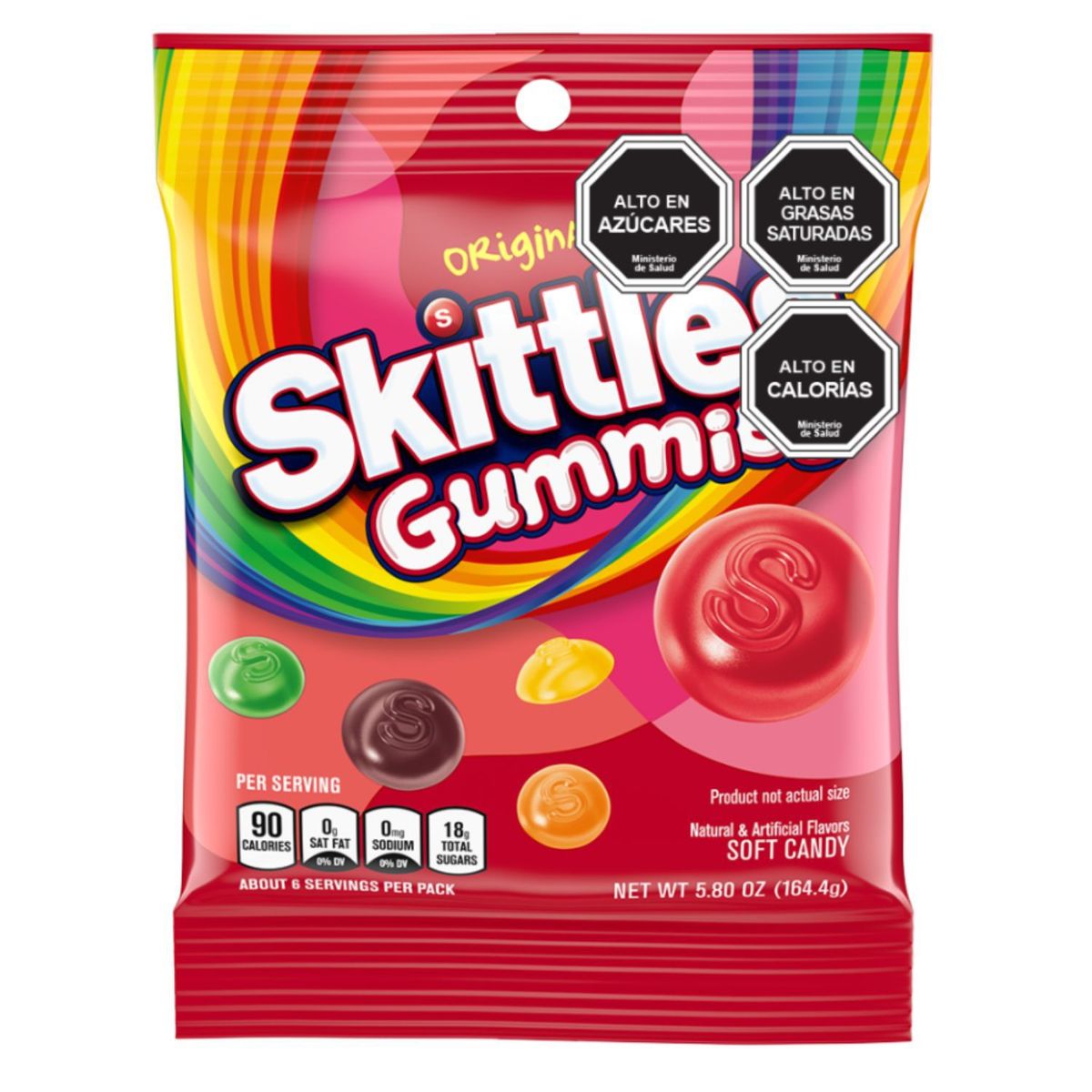 SKITTLES - Caramelos Gummies Skittles 164 g