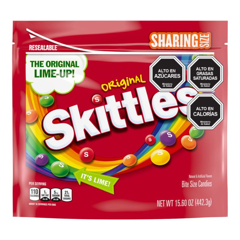 SKITTLES - Caramelos Skittles Original 442 g