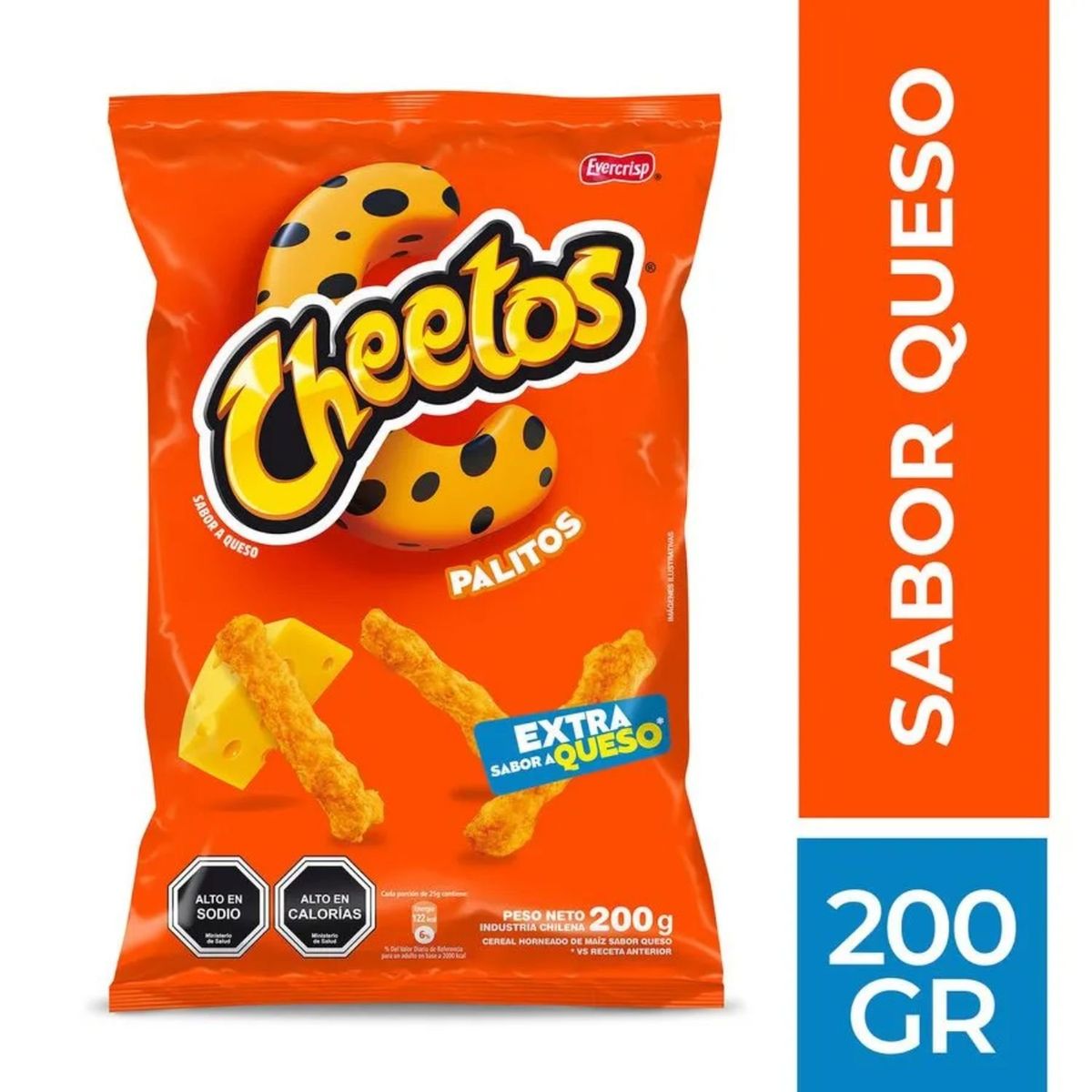 EVERCRISP - Cheetos Sabor Queso Evercrips 200 g