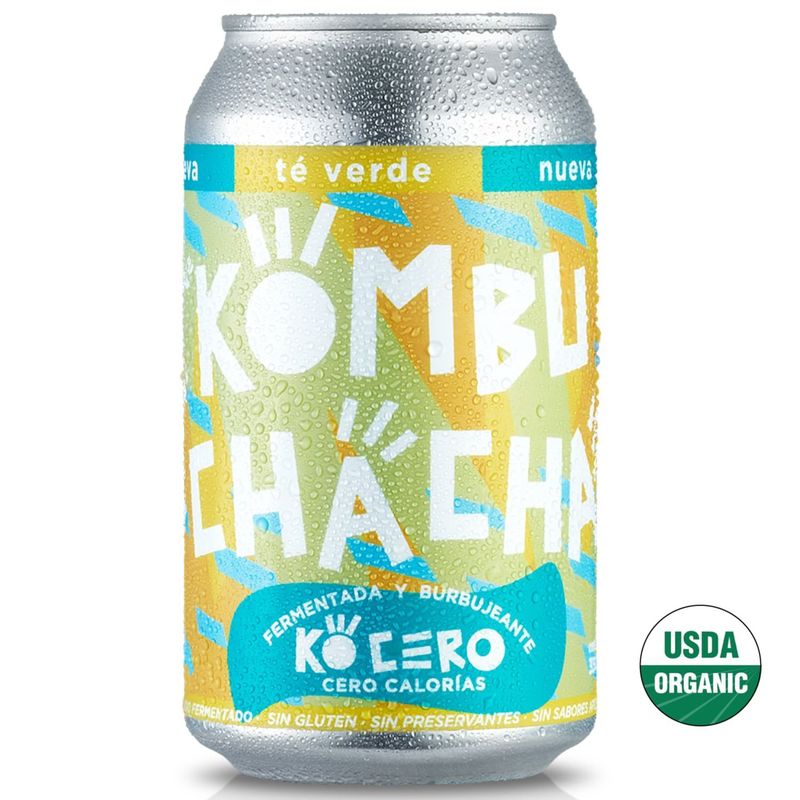 KOMBUCHACHA - Bebida Kombucha Teverde Cero Calorias Kombuchacha 355 ml
