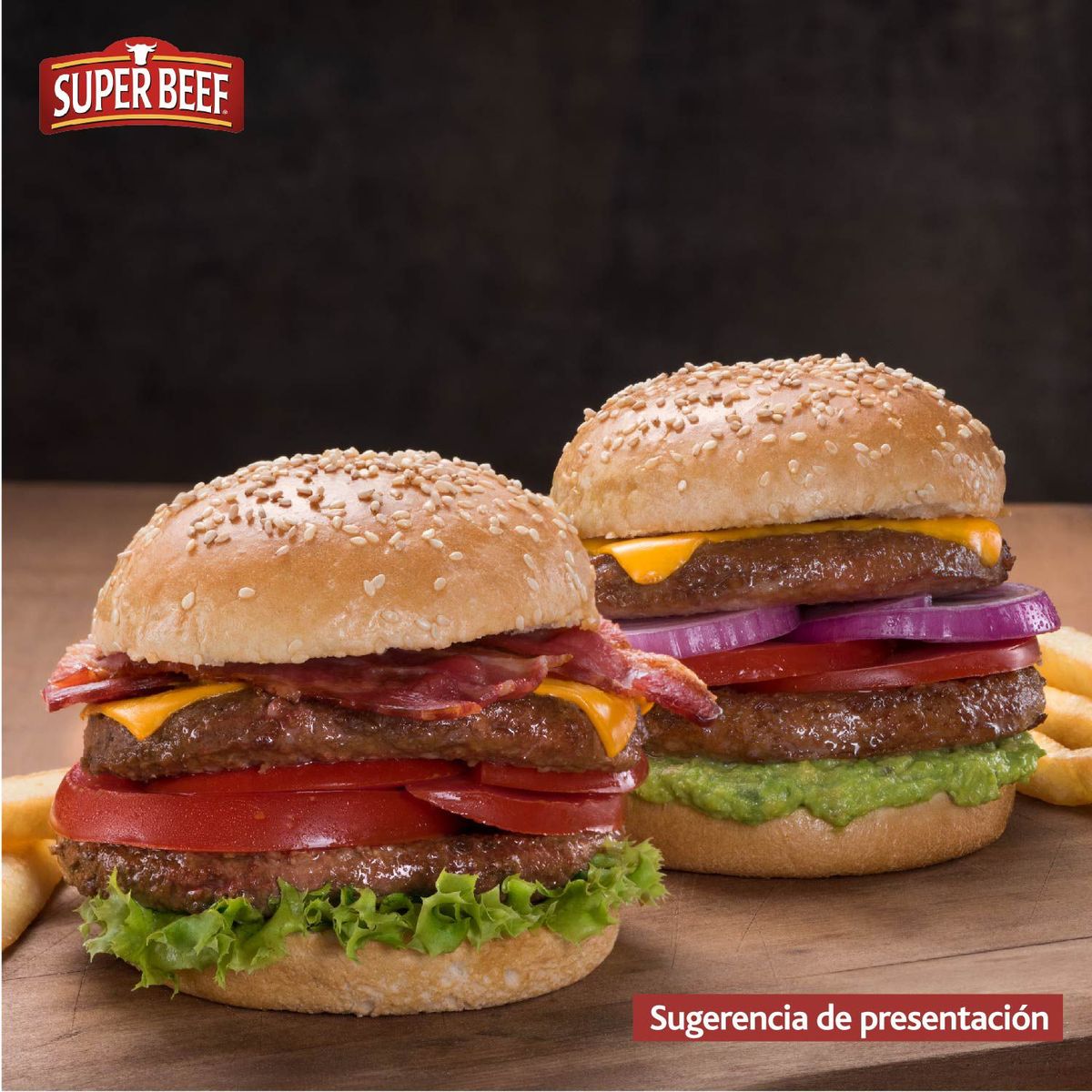SUPER BEEF - Hamburguesa de Vacuno Congelada