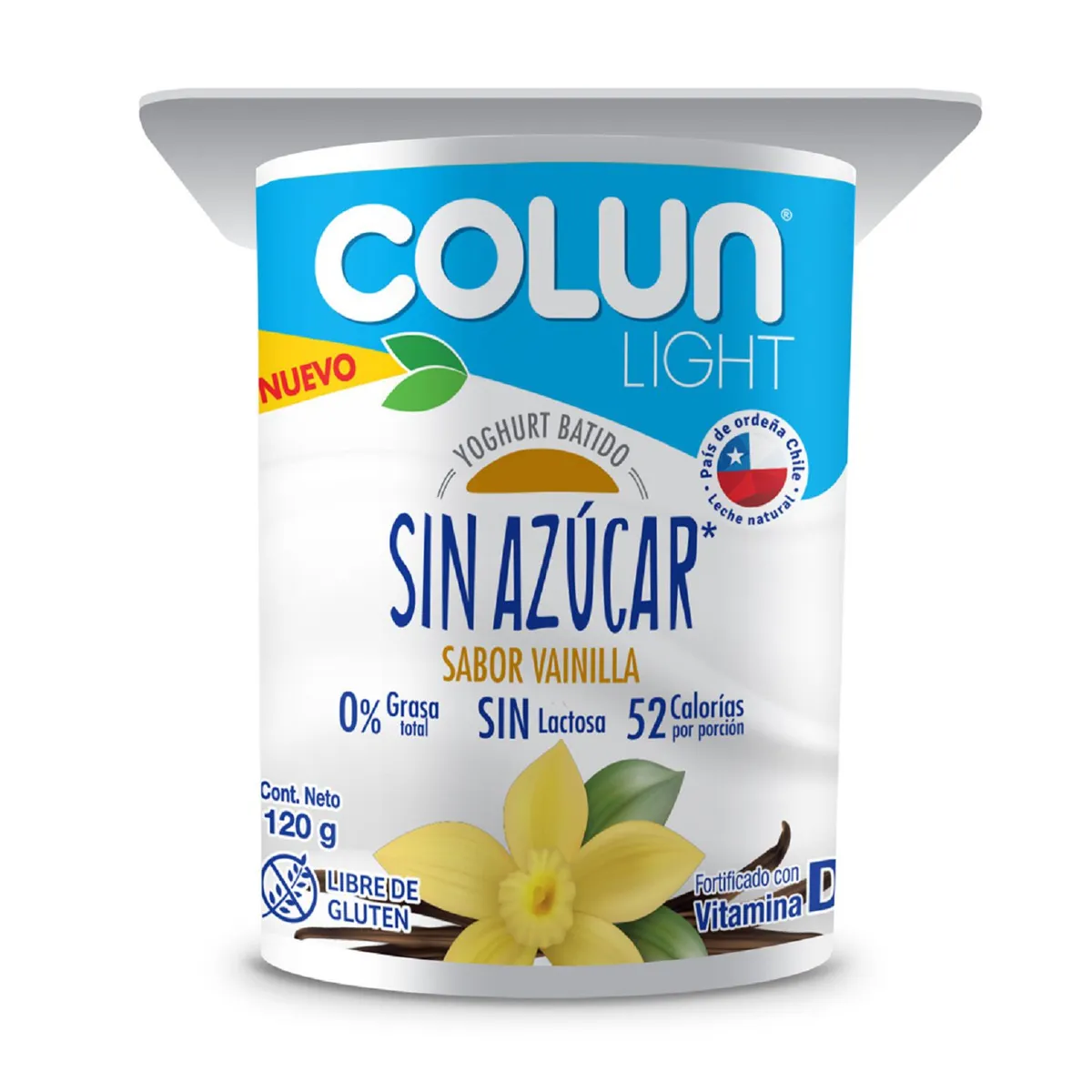 COLUN - Yoghurt Light Sin Azúcar Sabor Vainilla
