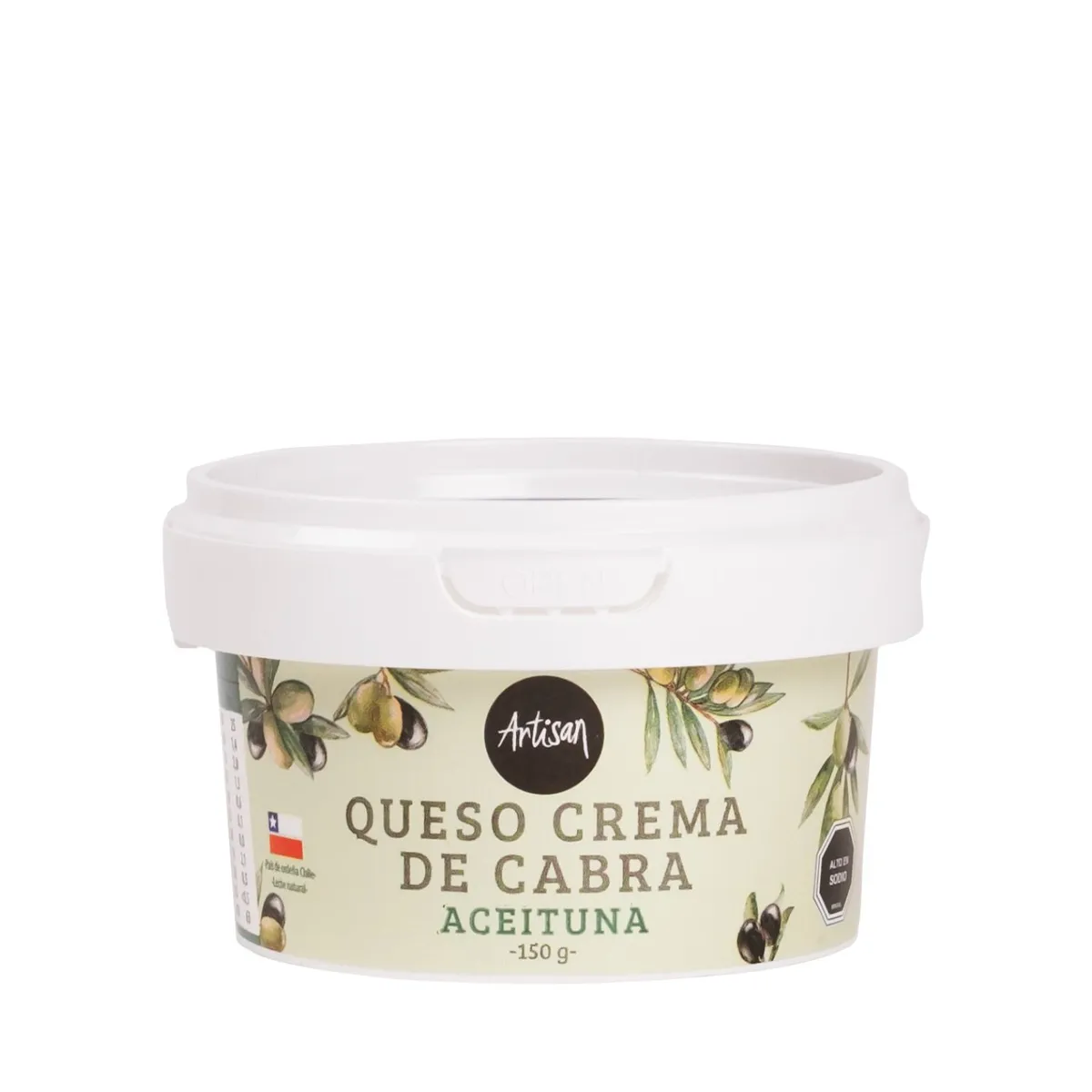 ARTISAN - Queso Crema de Cabra Aceituna