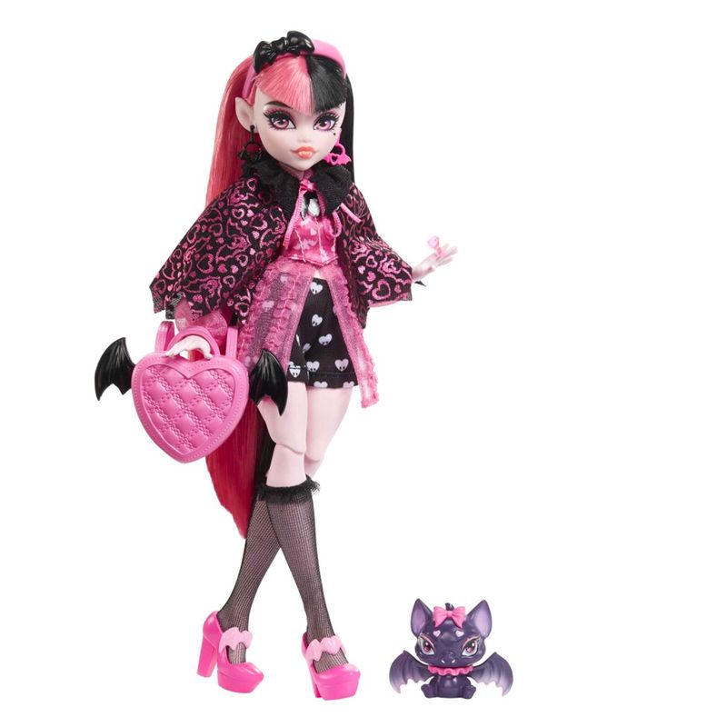 MONSTER HIGH - Muñeca Monster High Draculaura con Accesorios