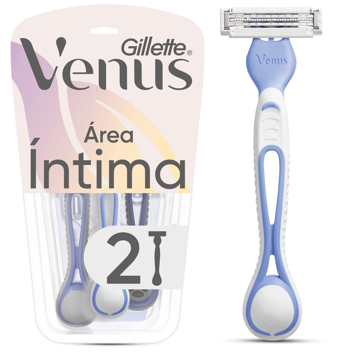 VENUS - Máquina Afeitar Mujer Gillette Venus Íntima 2 un