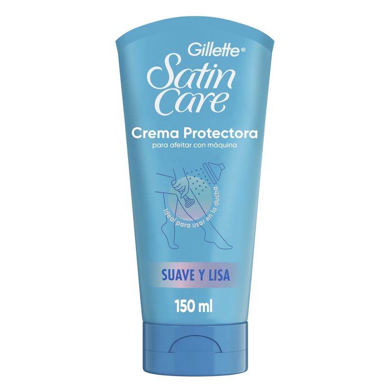 GILLETTE - Crema para Afeitar Gillette Satin Care 150 ml