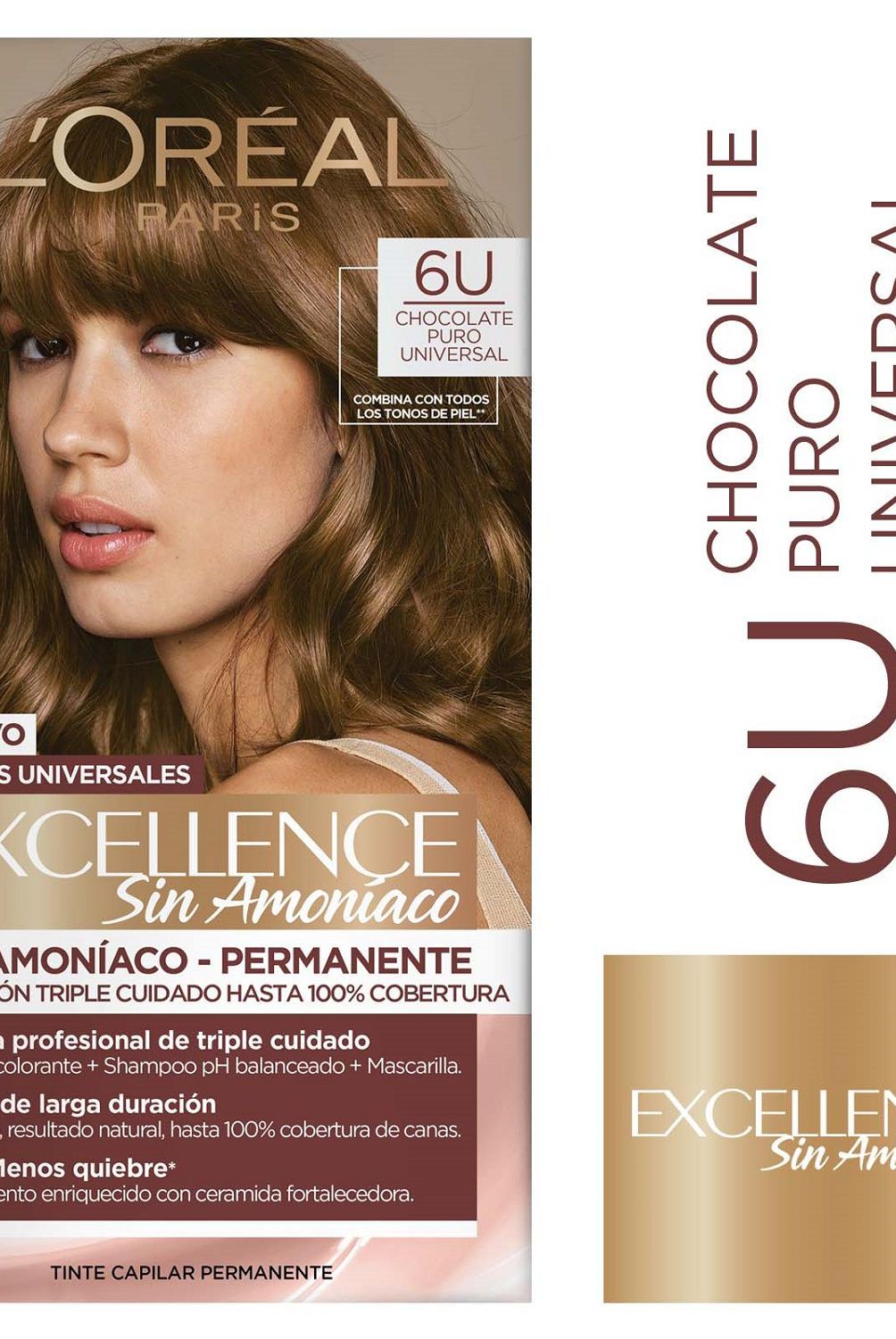 EXCELLENCE - Tintura Excellence Sin Amoniaco Chocolate Puro Universal