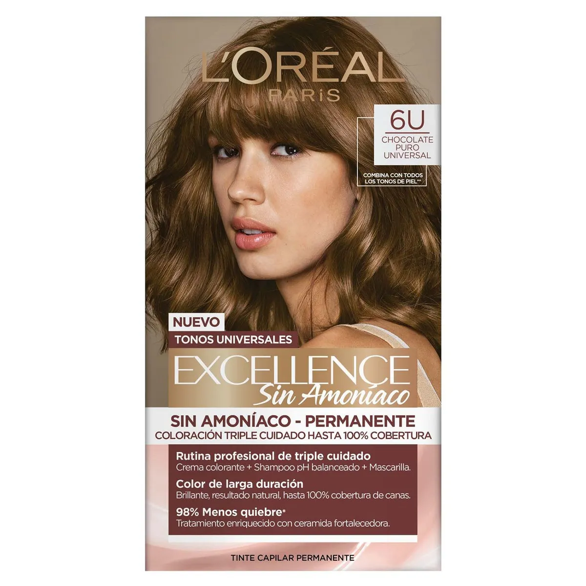 EXCELLENCE - Tintura Excellence Sin Amoniaco Chocolate Puro Universal