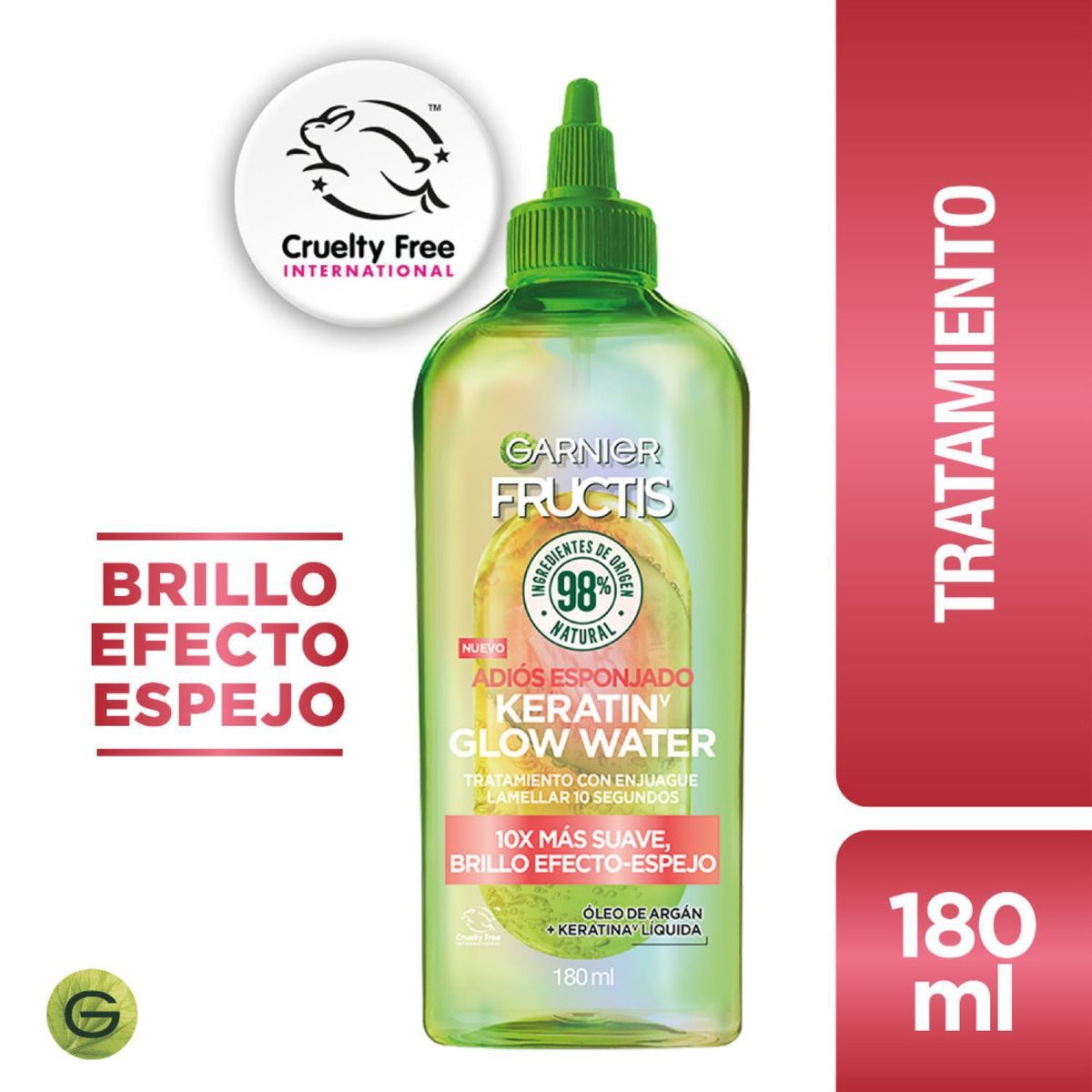 FRUCTIS - Tratamiento Keratin Glow Water Adiós Esponjado