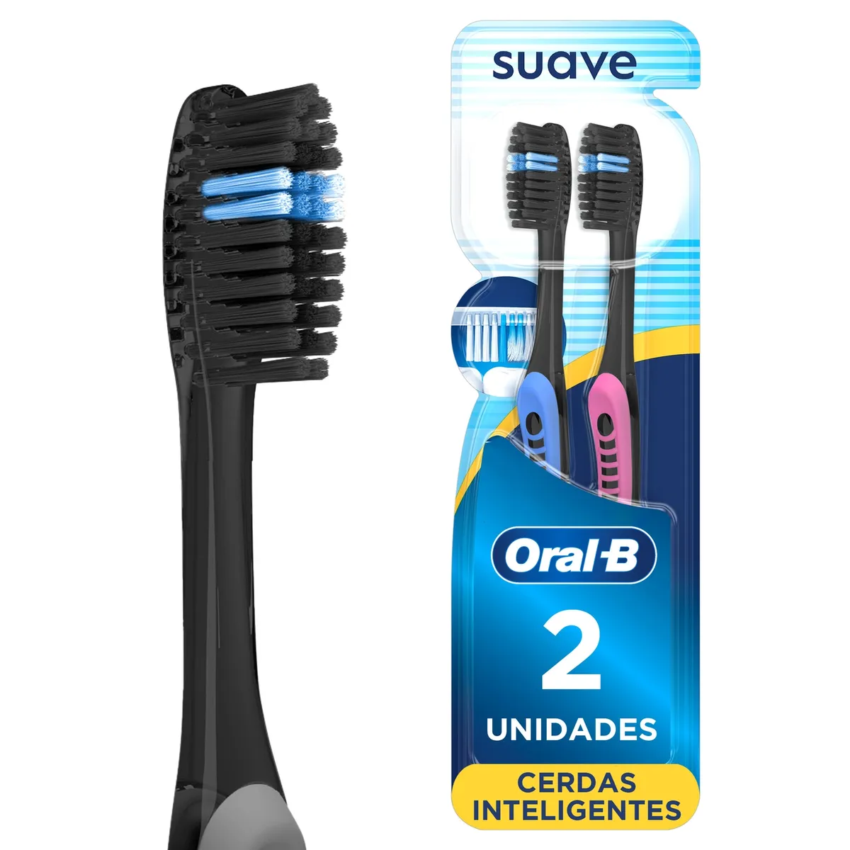ORAL B - Cepillo de Dientes Oral B Indicator Black 2 Un