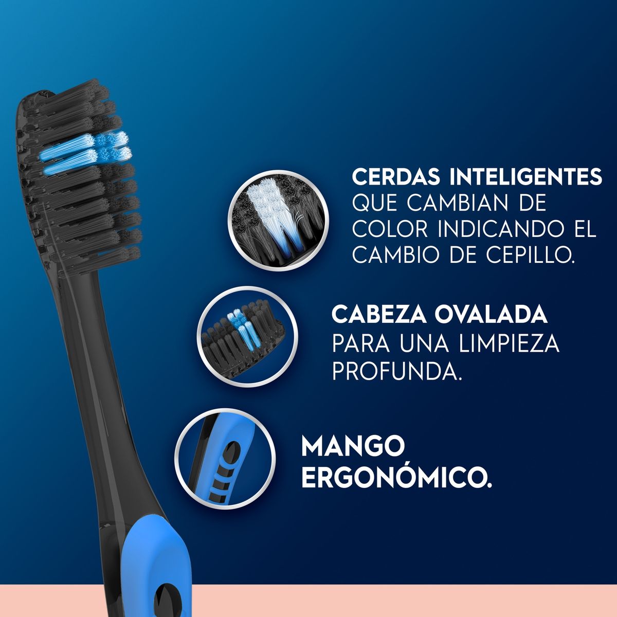 ORAL B - Cepillo de Dientes Oral B Indicator Black 2 Un