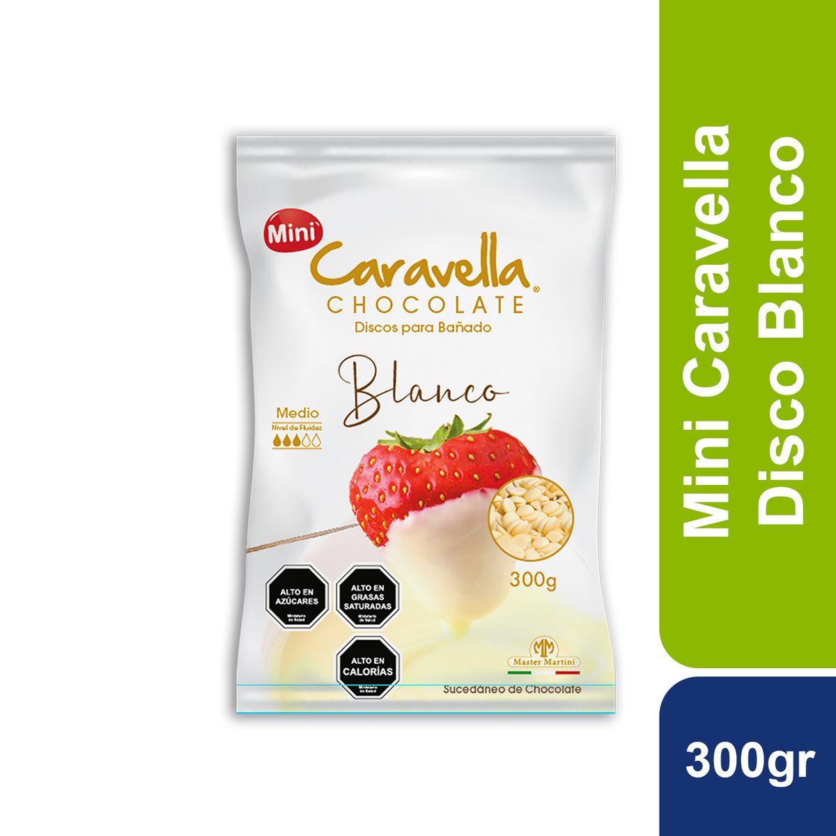 CARAVELLA - Cobertura Chocolate Blanco Caravella 300 g