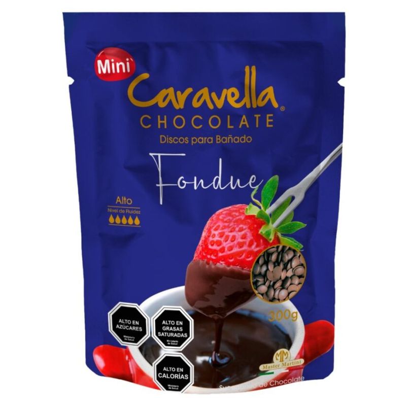 CARAVELLA - Cobertura Chocolate Fondue Caravella 300 g