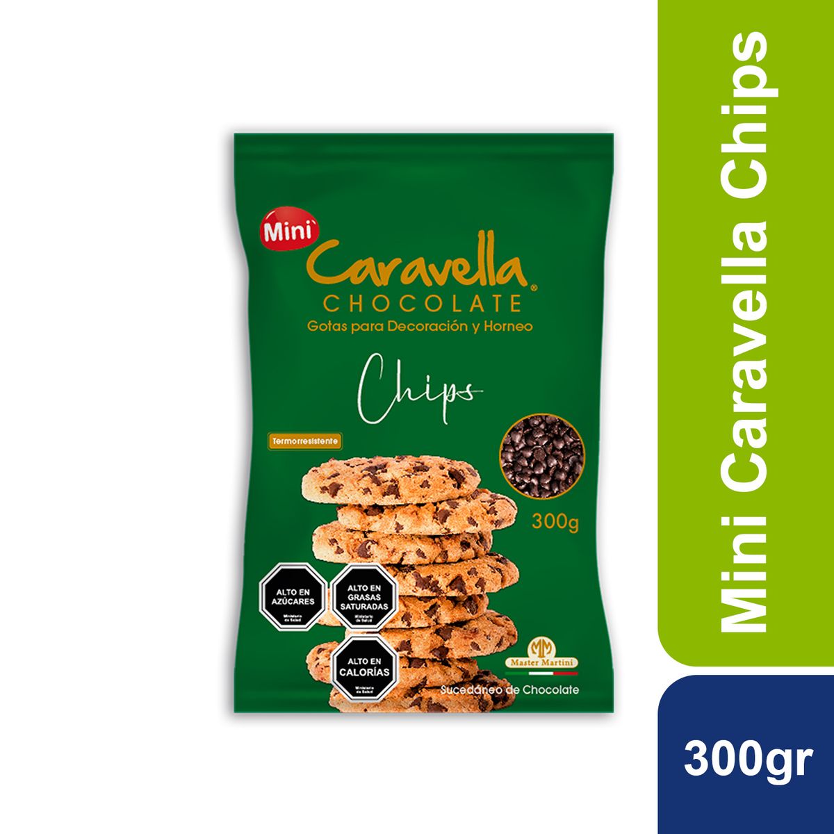 CARAVELLA - Cobertura Chocolate Chips Caravella 300 g