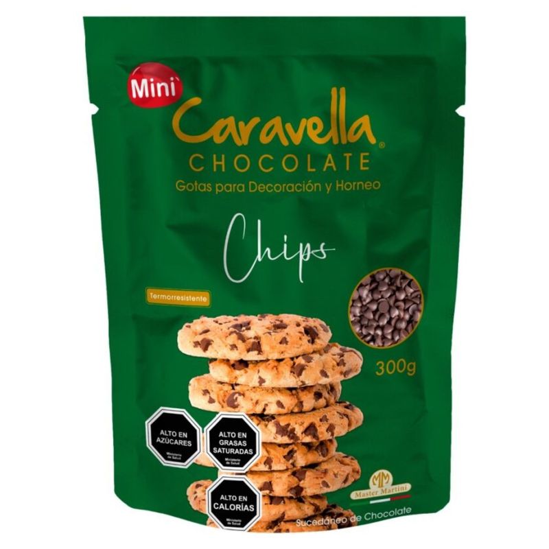 CARAVELLA - Cobertura Chocolate Chips Caravella 300 g