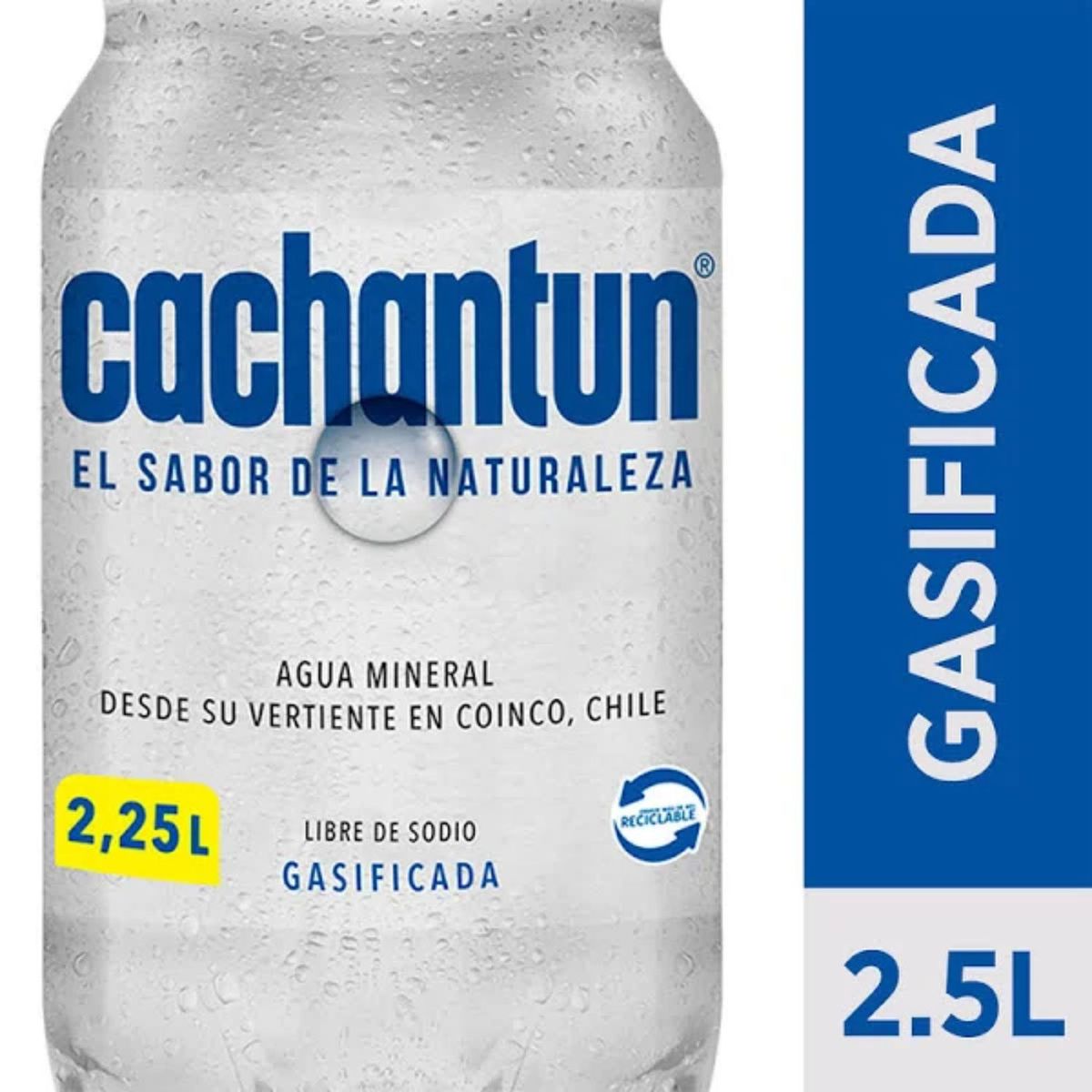 CACHANTUN - Agua Mineral con Gas Cachantun 2.5 L