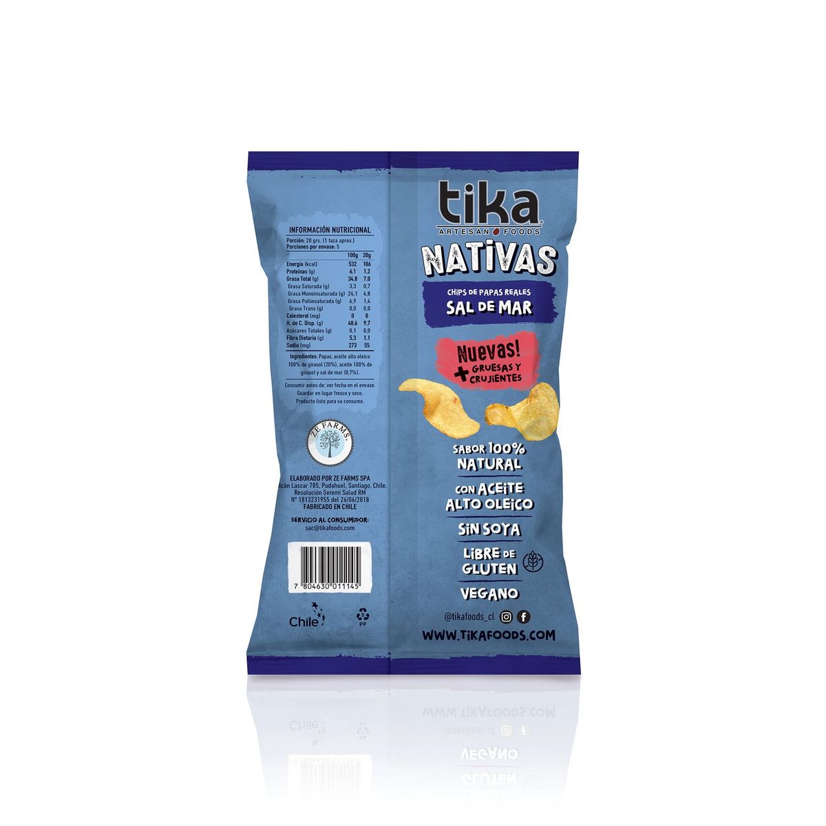 TIKA - Snacks Papas Nativas AndinasTika  100 g
