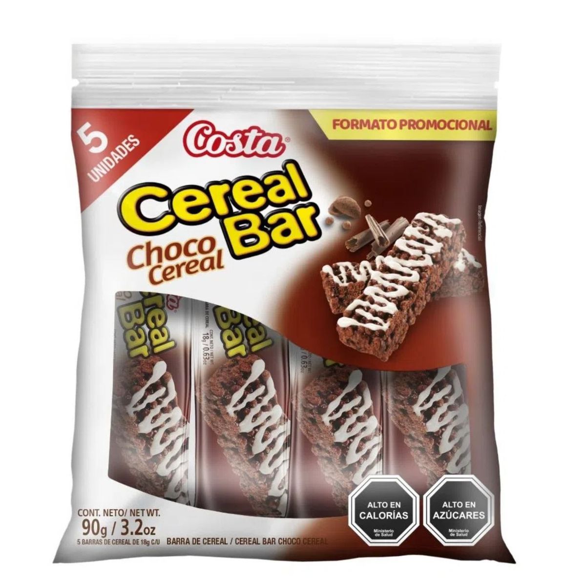 COSTA - Barra de Cereal Sabor Chocolate Costa  90 g