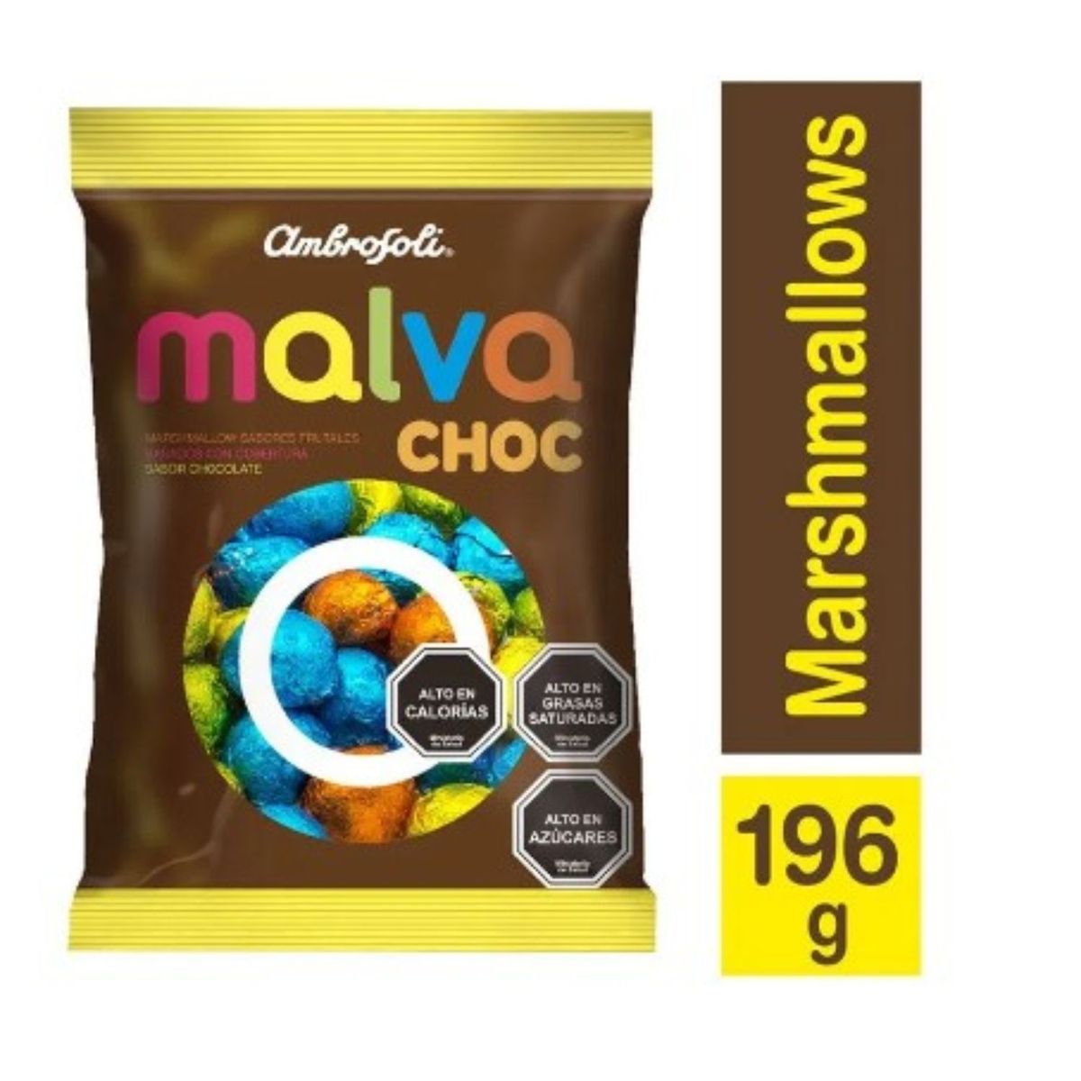 CALAF - Marshmallows Malva Sabor Chocolate 196 g