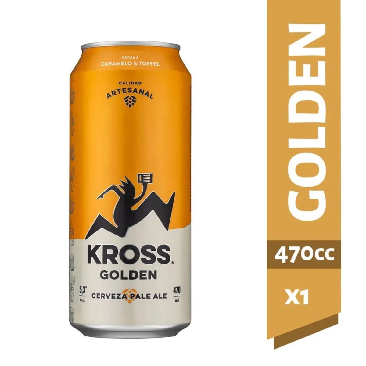 KROSS - Cerveza Artesanal Kross Golden Pale Ale Lata 5.3° 470 ml