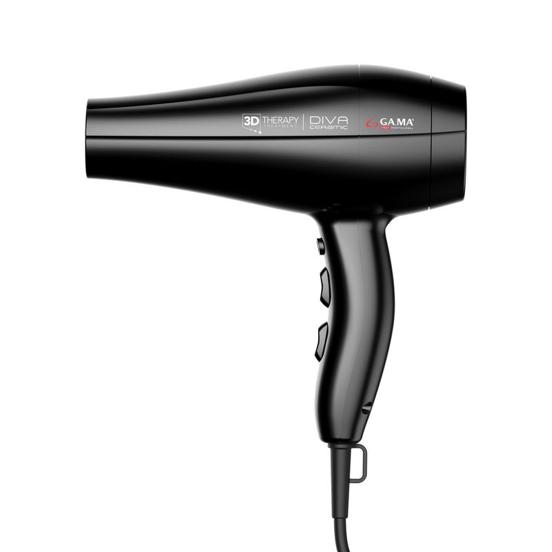 GAMA - Secador de Pelo Diva 3D Therapy Neg Gama
