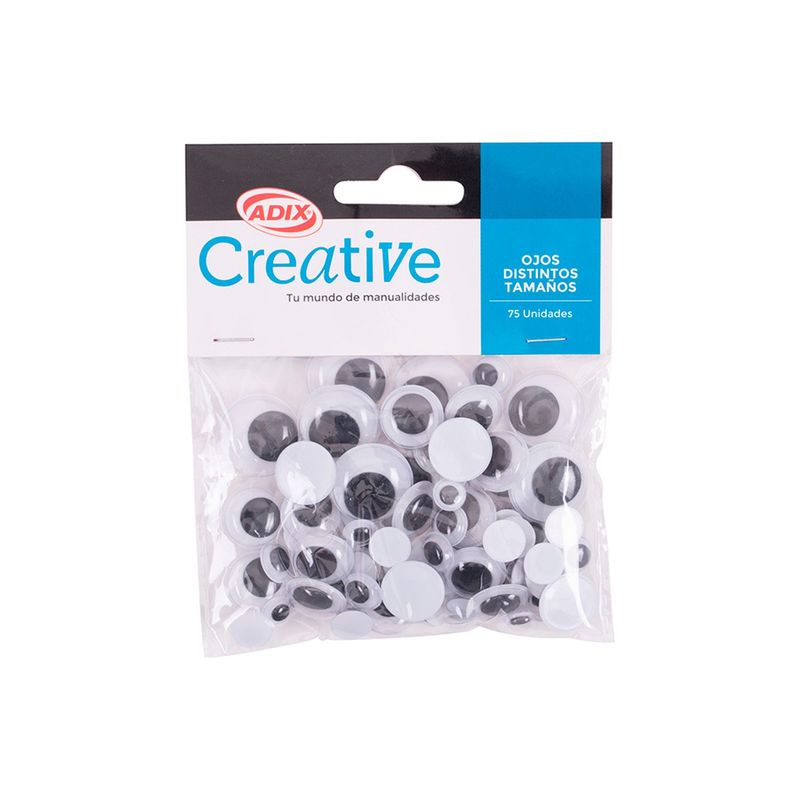 CREATIVE - OJO NEGRO DISTINTOS TAMANOS 75U