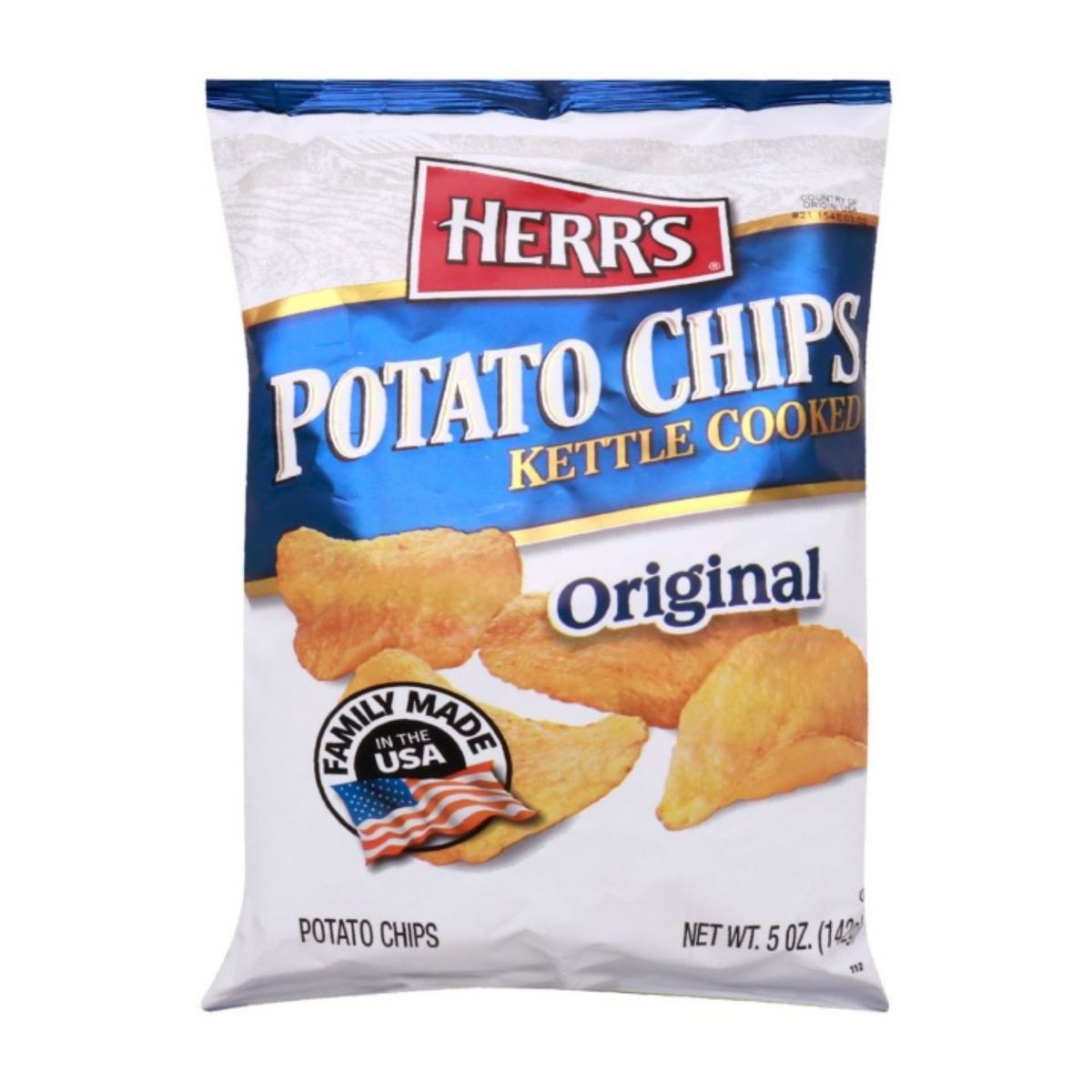 HERRS - PAPAS FRITAS KETTLE ORIGINAL HERRS 142GR