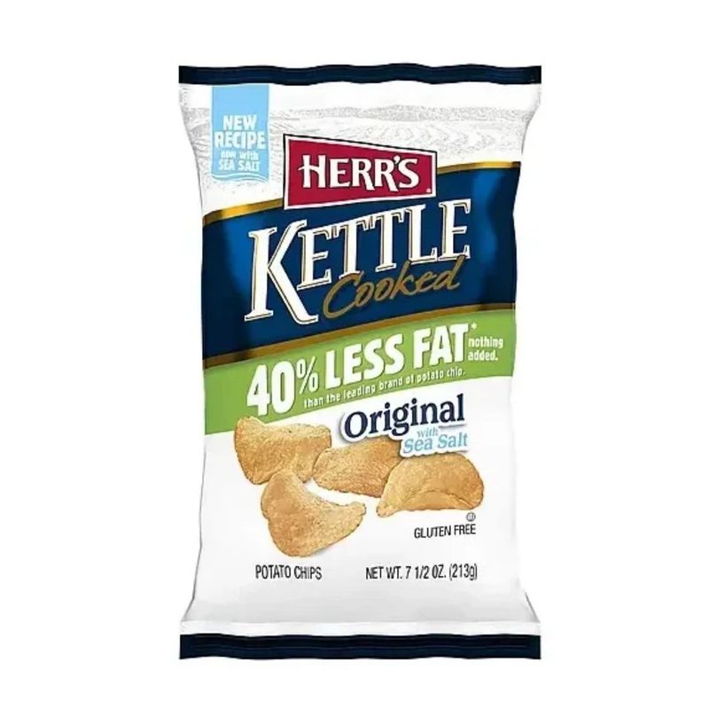 HERRS - PAPAS FRITAS KETTLE BAJ GR SAL MAR 142GR