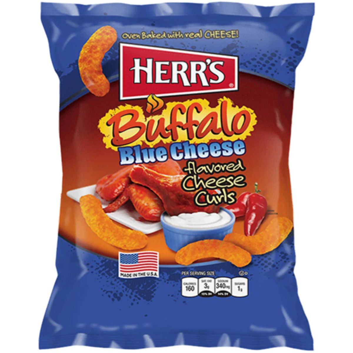 HERRS - SUFLE BUFFALO BLUE CHEESE HERRS 184 GR