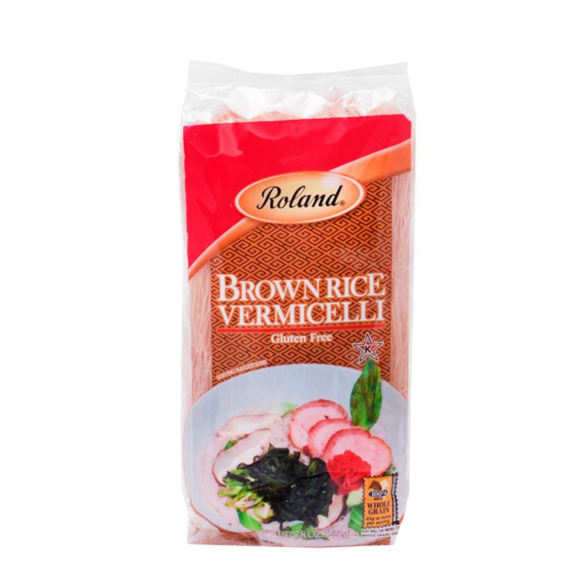 ROLAND - FIDEOS DE ARROZ VERMICELLI INTEGR 250GR