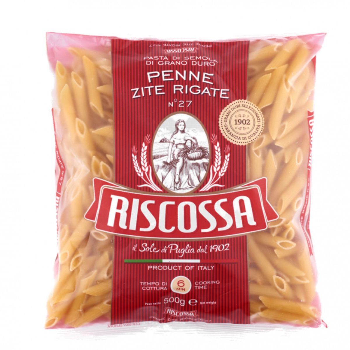 RISCOSSA - PENNE ZITE RIGATE RISCOSSA 500 GR