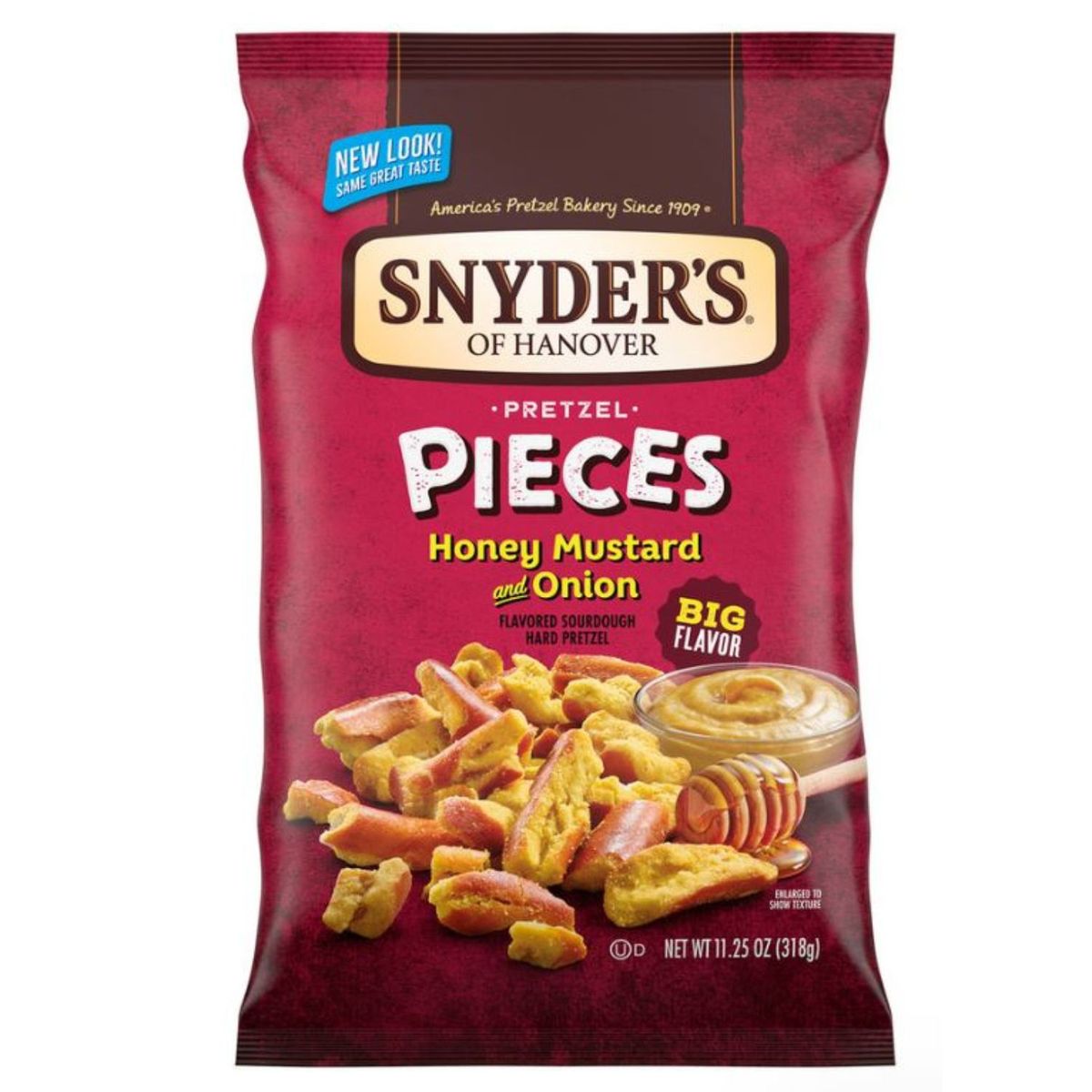 SNYDERS - SNYDERS PRETZEL HONEY MUSTARD y ONION