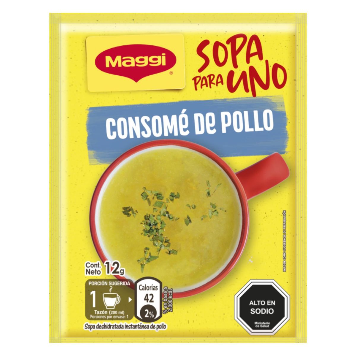 MAGGI - Consomé de Pollo Sopa para Uno Maggi 12 g