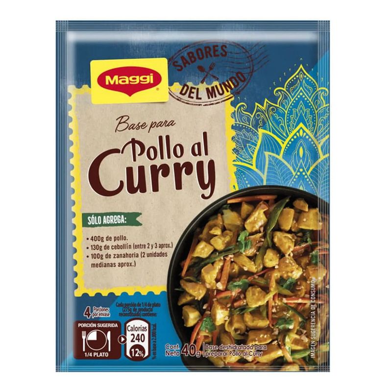 MAGGI - BASE POLLO AL CURRY MAGGI 40 GR