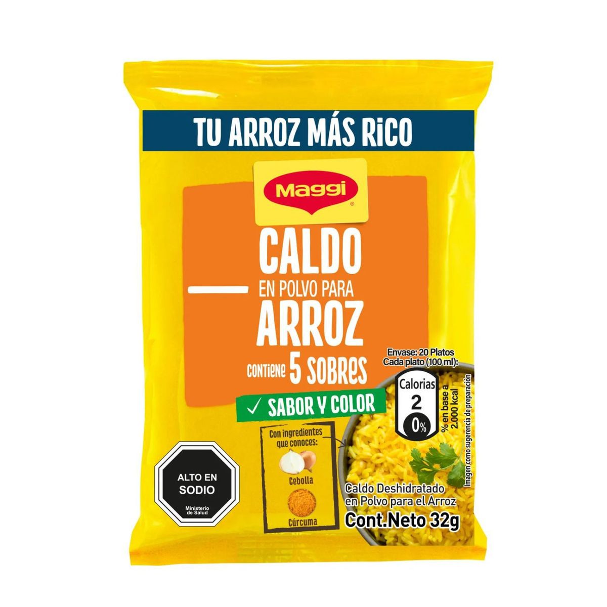 MAGGI - Caldo de Arroz en Polvo Maggi 32 g