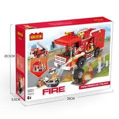 undefined - Bloques Camion De Bomberos 184 Piezas