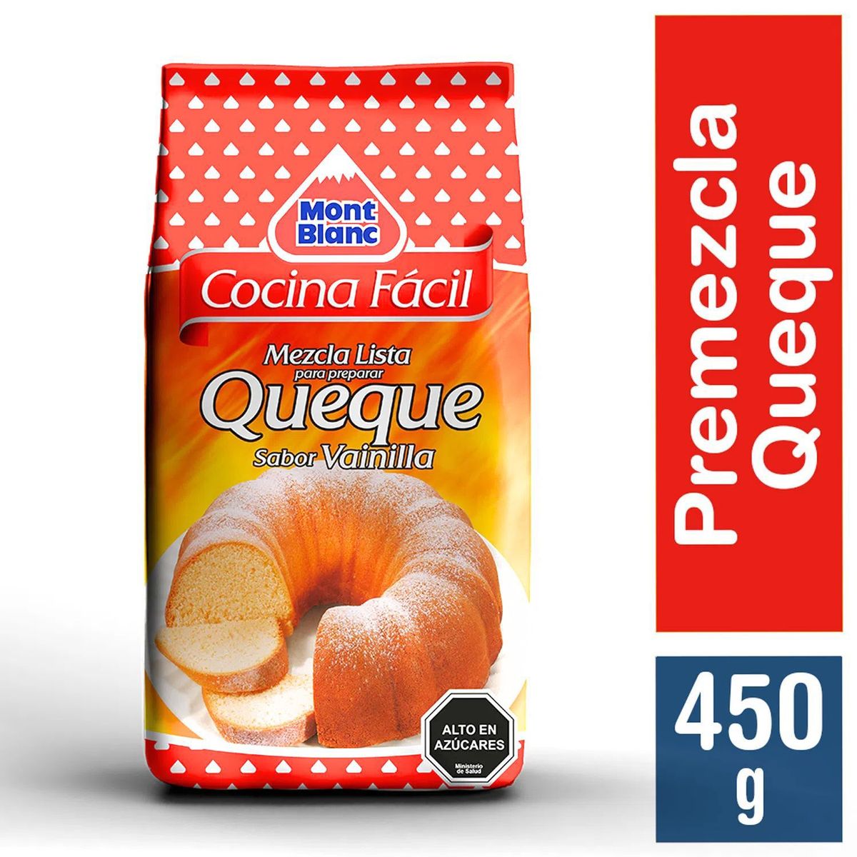 MONT BLANC - Premezcla Queque Vainilla Mont Blanc 450 g