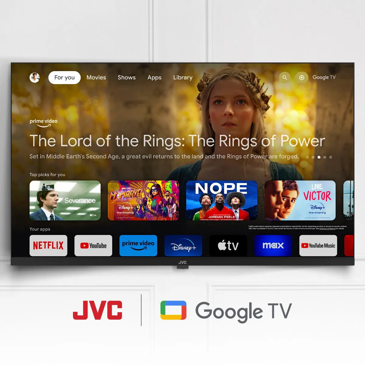 JVC - Smart TV 32 HD Google TV LT-32KB138