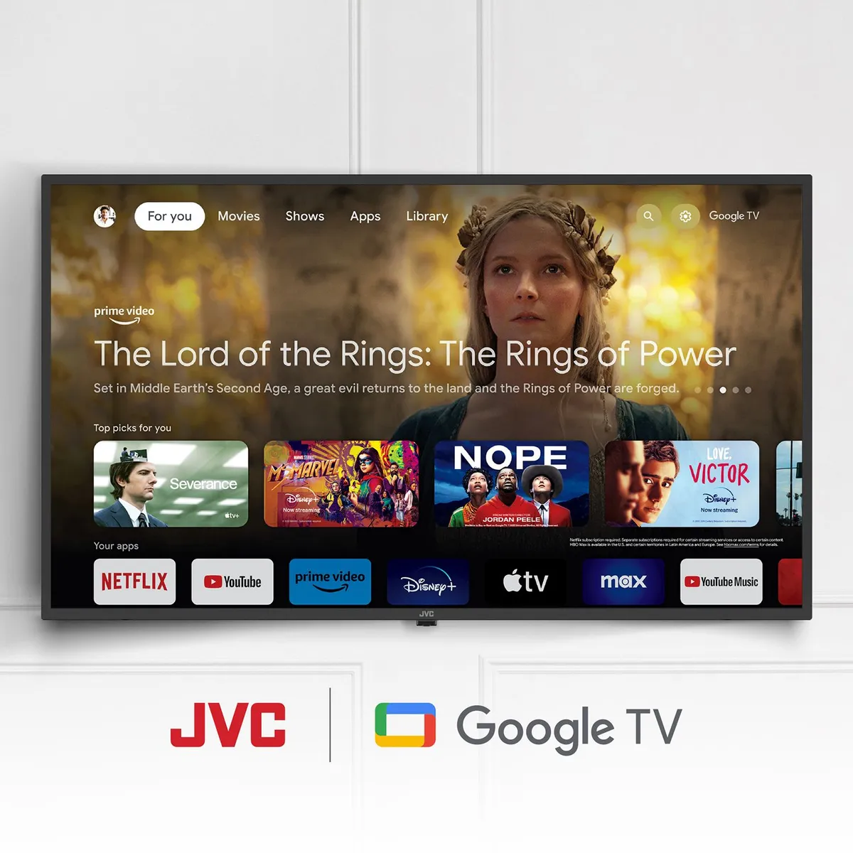 JVC - Smart TV 43 FHD Google  LT-43KB338