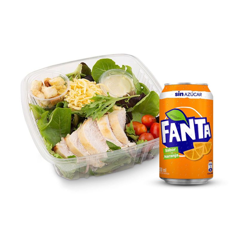 TOTTUS - Combo Ensalada César + Fanta Zero Lata 350 ml