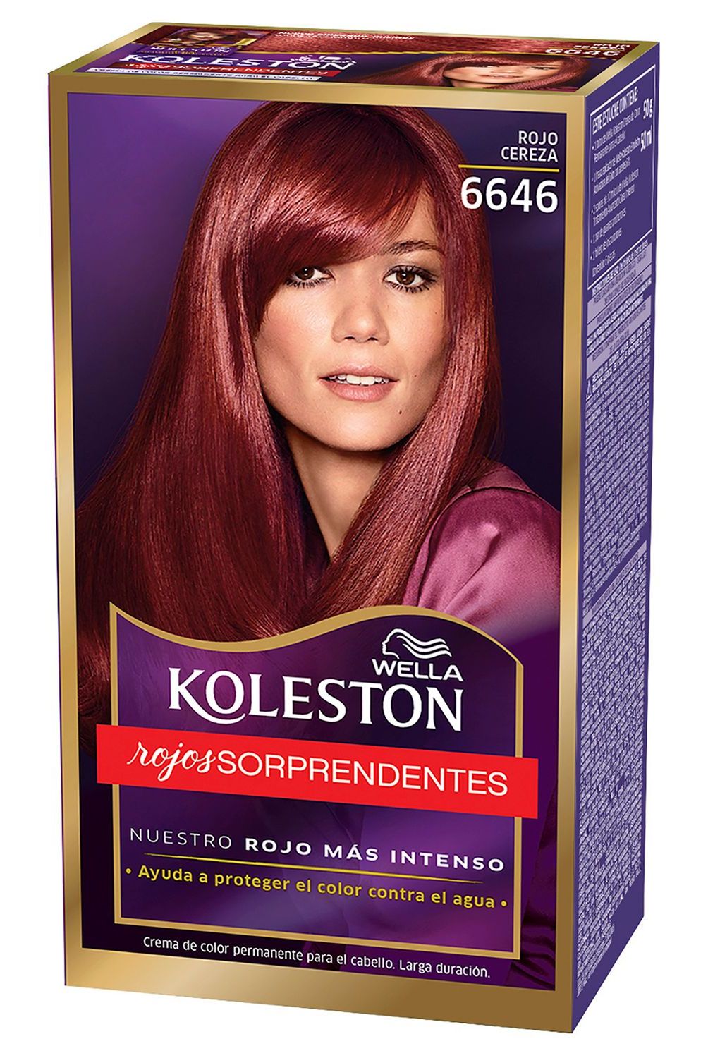 KOLESTON - Tintura para el Cabello Rojo Cereza 6646