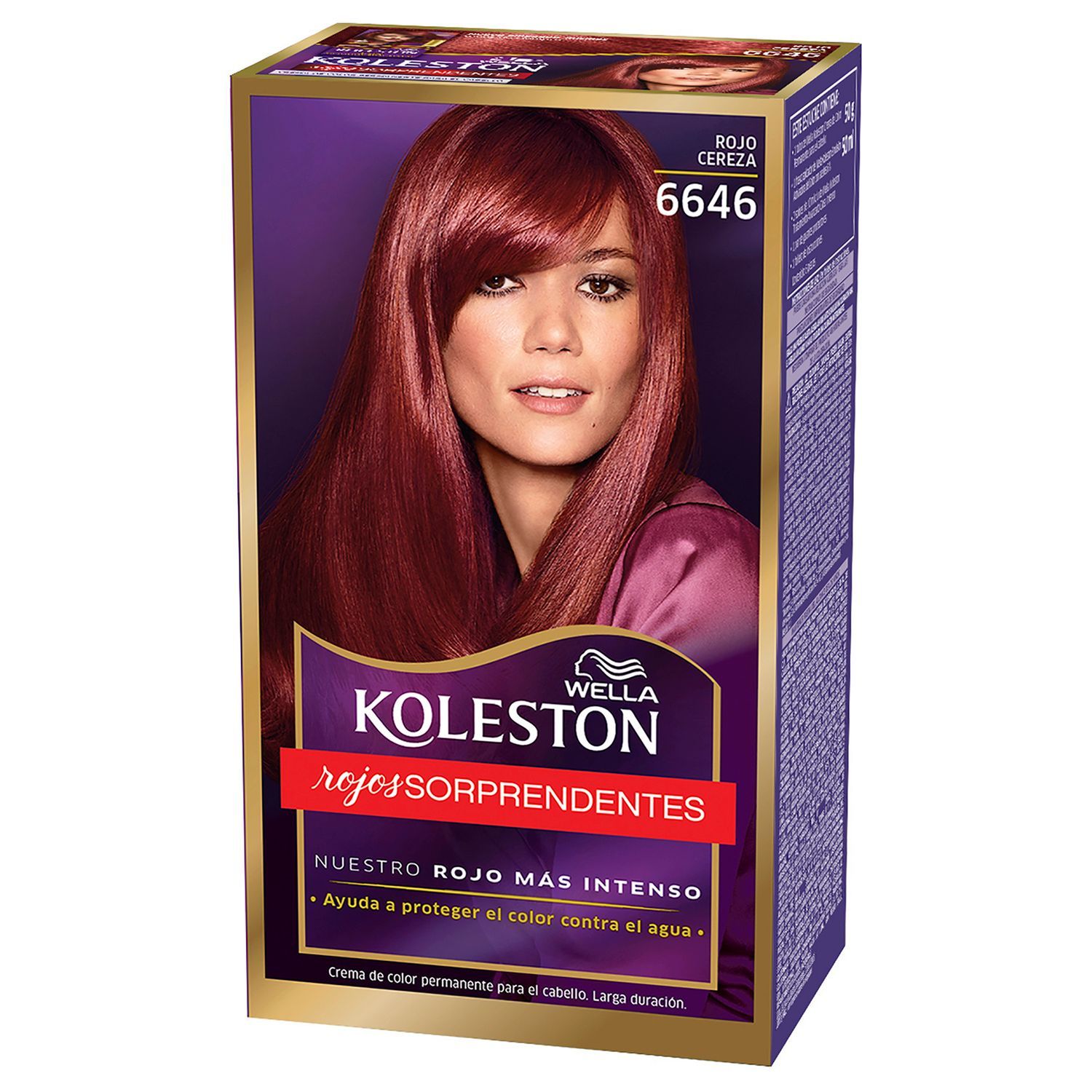 KOLESTON - Tintura para el Cabello Rojo Cereza 6646