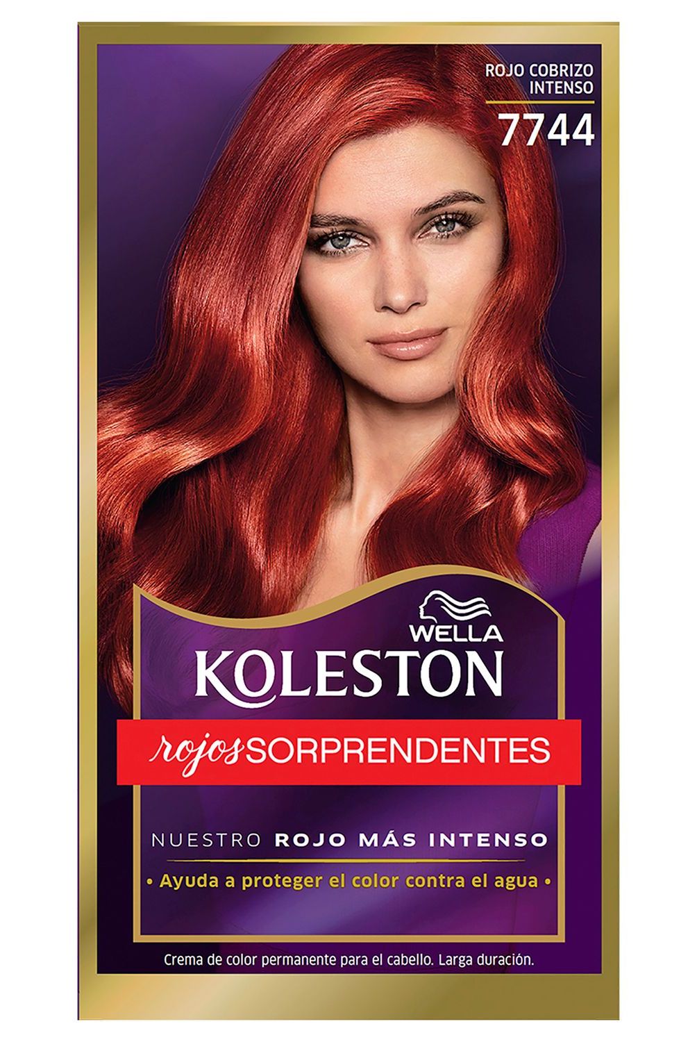 KOLESTON - Tintura para el Cabello Rojo Ardiente 7744