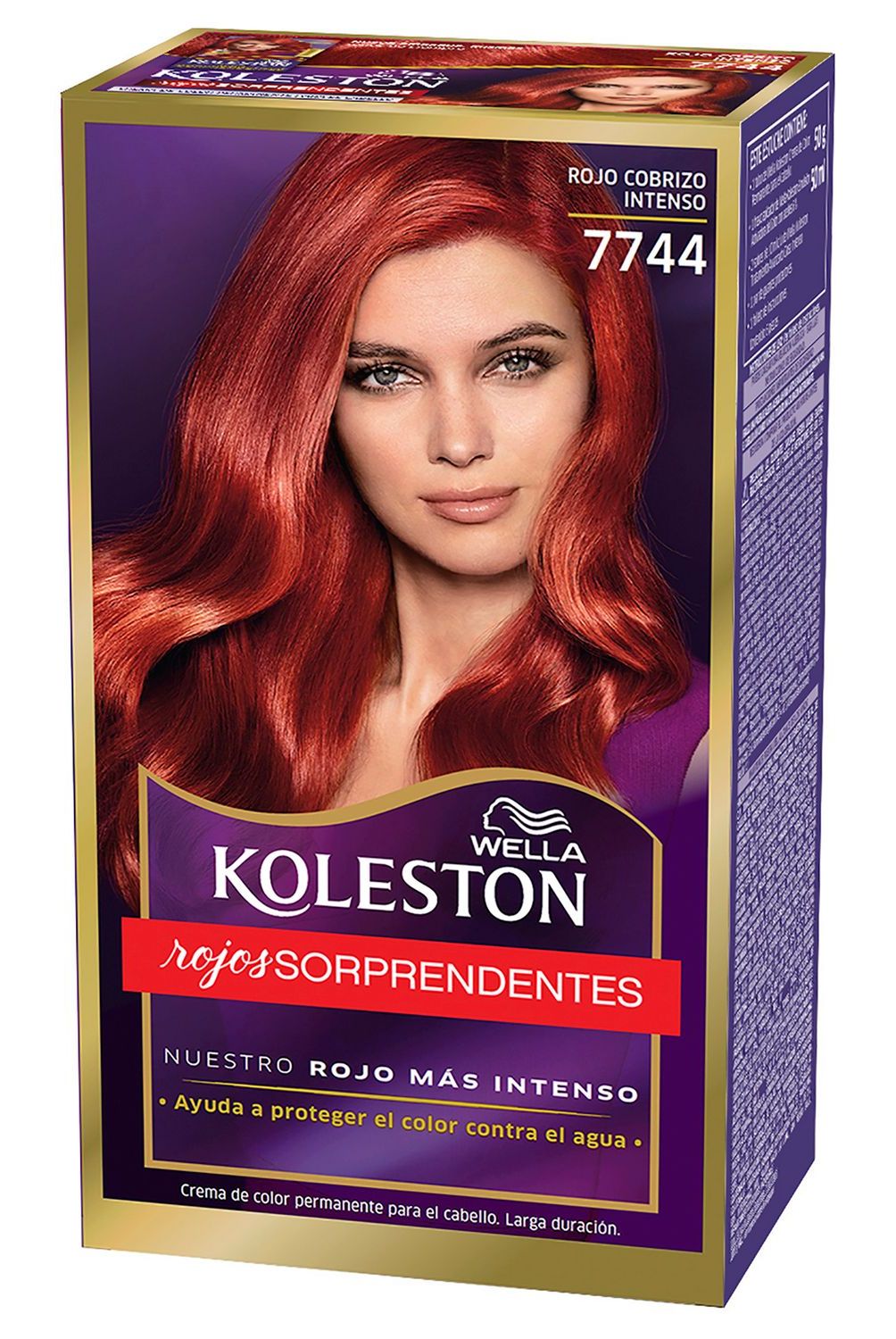 KOLESTON - Tintura para el Cabello Rojo Ardiente 7744