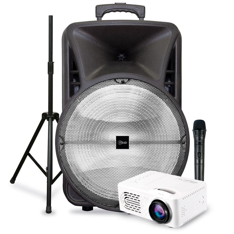MLAB - Parlante Karaoke con proyector Heavy Bass 2