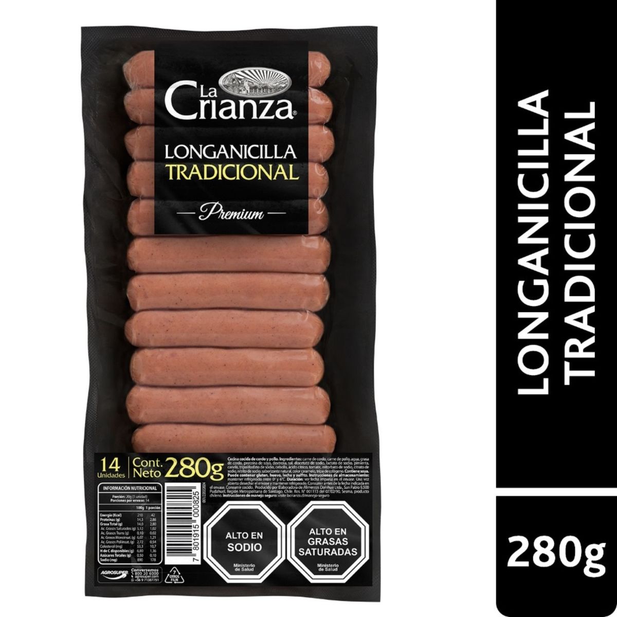 LA CRIANZA - Longanicilla Tradicional La Crianza 280 GR