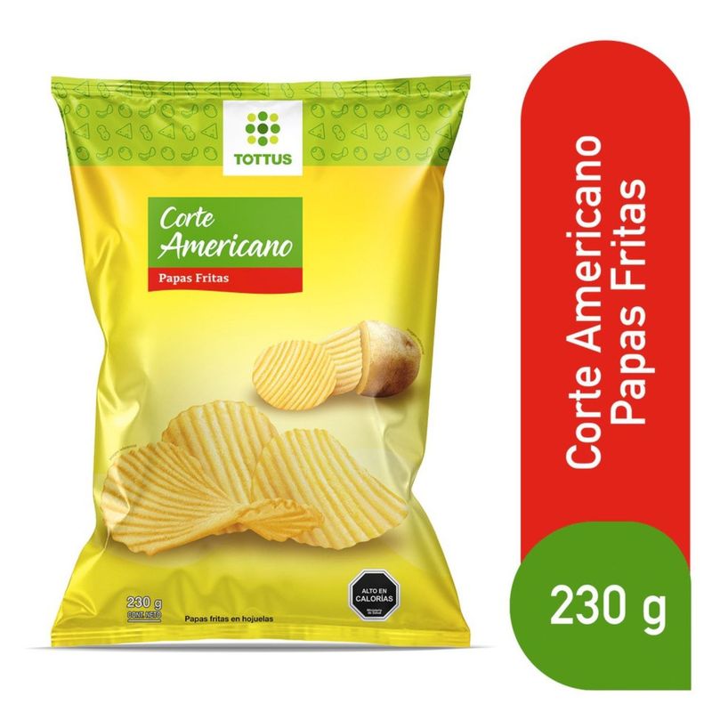 TOTTUS - Papas Fritas Corte Americano Tottus 230 g